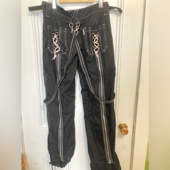 Vintage wide leg bondage pants - Picture 4 of 5